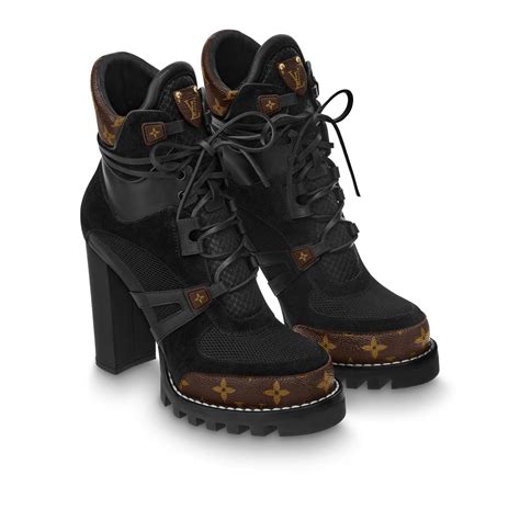 louis vuitton star trails boots no laces|lv combat boots women.